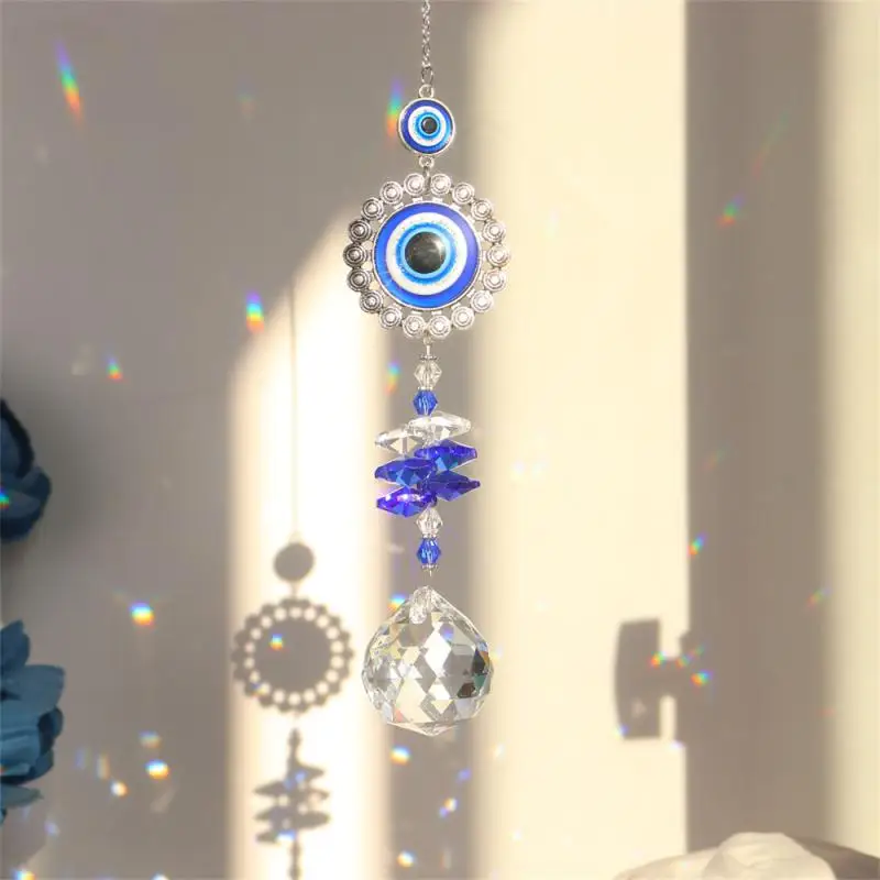 Eye-catching Decorative Demon Eye Unique Beautiful Crystal Captivating Blue Eye Pendant Gift Captivating Sun Catcher