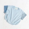 2024 Summer Newborn Baby Boys Girls Oversized Rompers Unisex Romper For Babies Solid Cotton Short Sleeve Bodysuit Jumpsuits 6