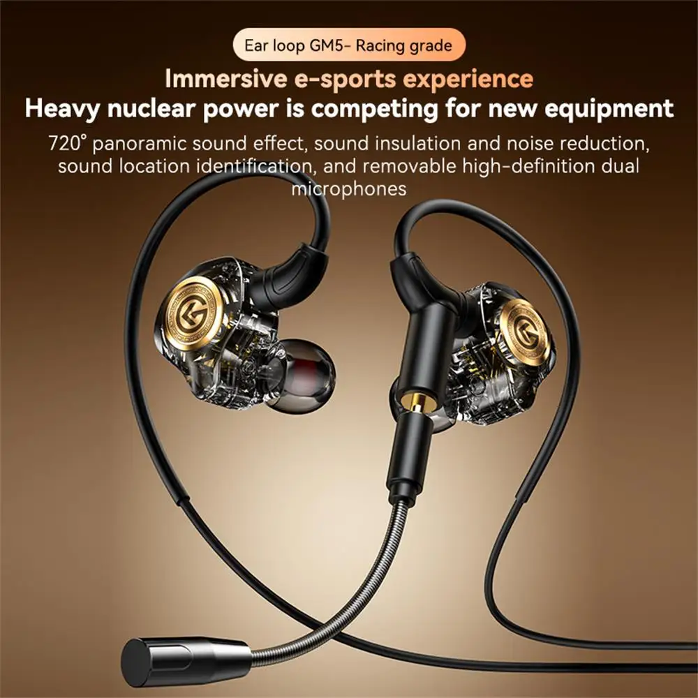 Enhanced HiFi Stereo E-sports Gaming Headset with 360° Surround Sound and Microphone