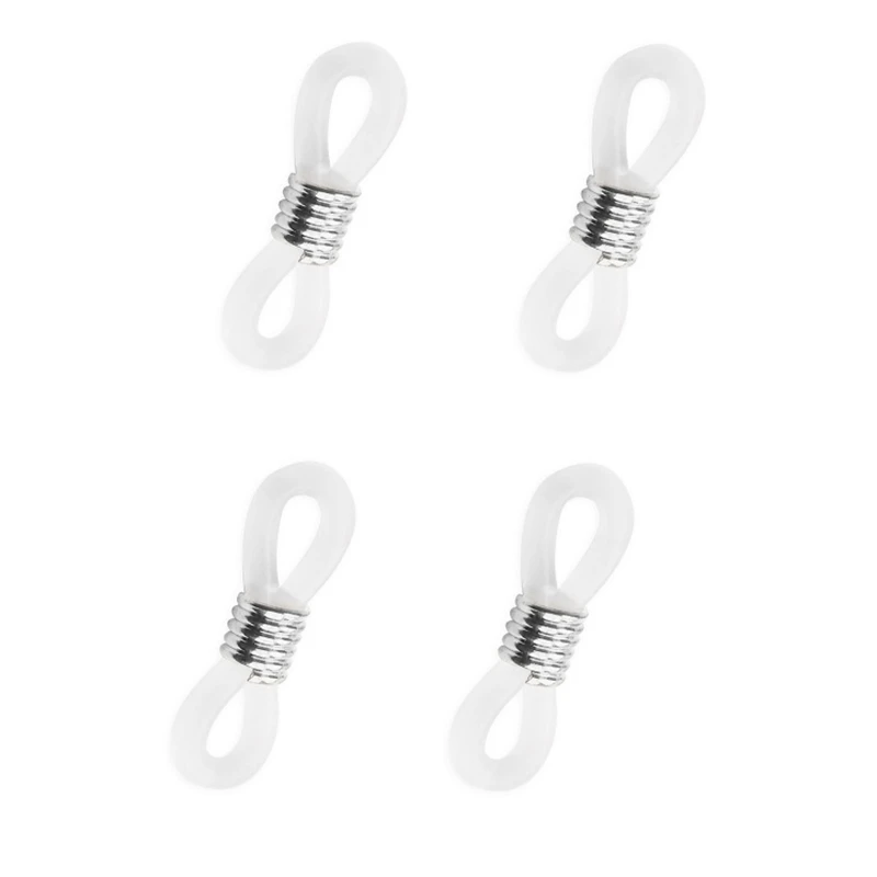 50pcs Catena di Occhiali Anello di Gomma di Silicone Antiscivolo Connettore FAI DA TE Fornitore Cinghia Occhielli Corda Occhiali Da Sole Cavo Accessorio All'ingrosso Nizza e intelligente