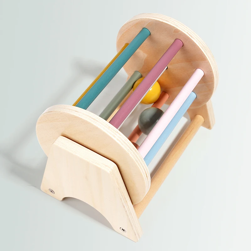 Wooden Baby Teaching Aid Toy Drum