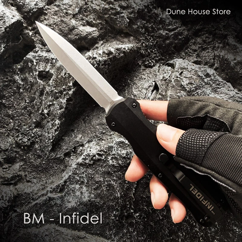 Bm Knives The Infidel D2 Steel Otf Pocket Knife Tactical Military