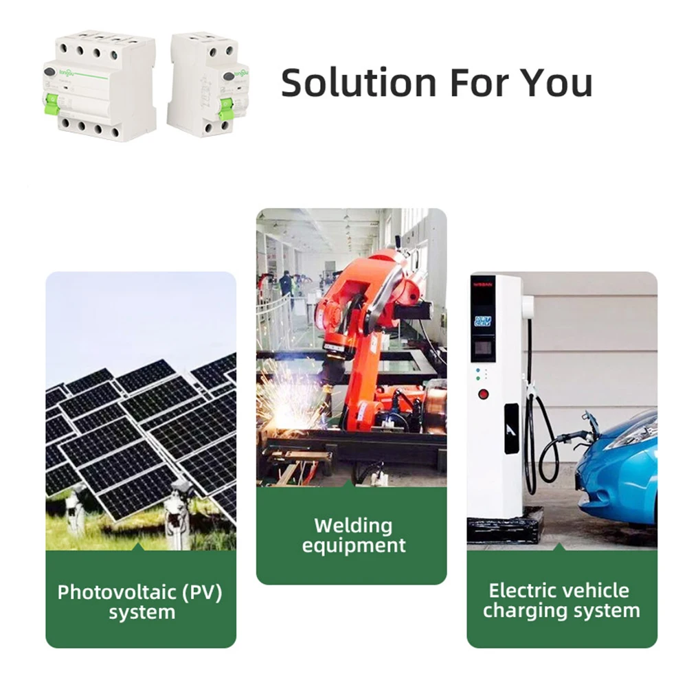 RCCB RCD DC Electric Vehicle Charging Pile Residual Current Breaker