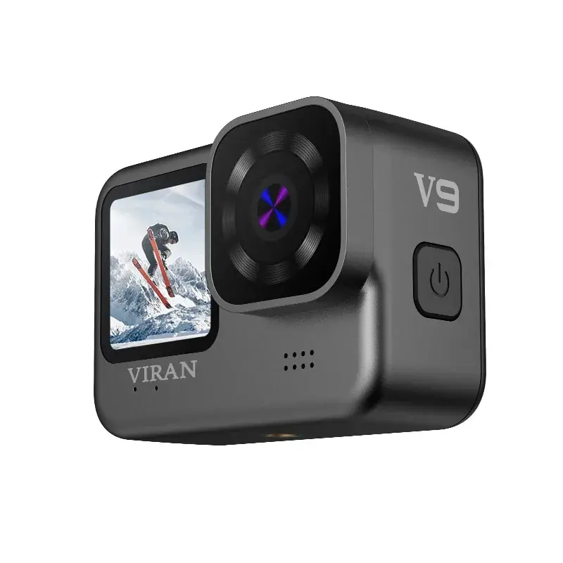 스포츠 카메라 4K 듀얼 컬러 스크린, 다이빙 전용, 흔들림 방지, 야외 사이클링, 관광, Viran 스포츠 Dv