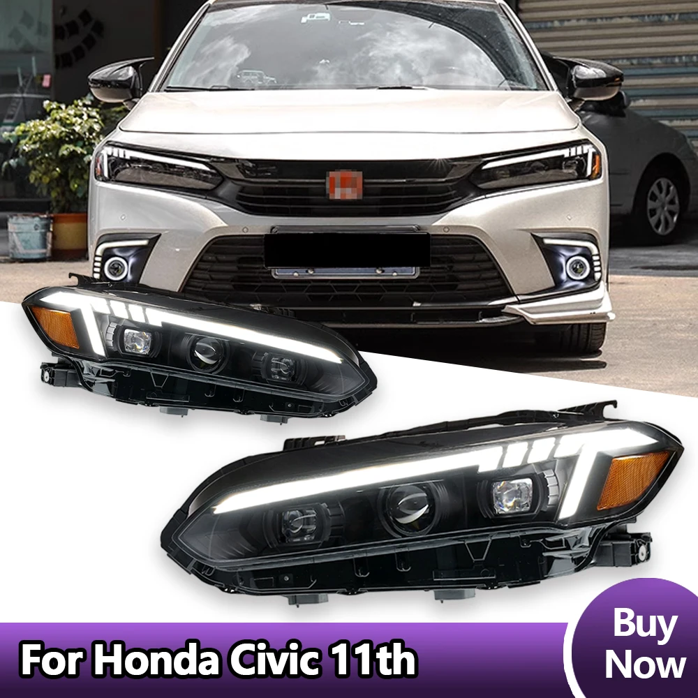 LED Headlight Headlamp Passenger Right For 2022 2023 Honda Civic Sport Touring E - Foto 2