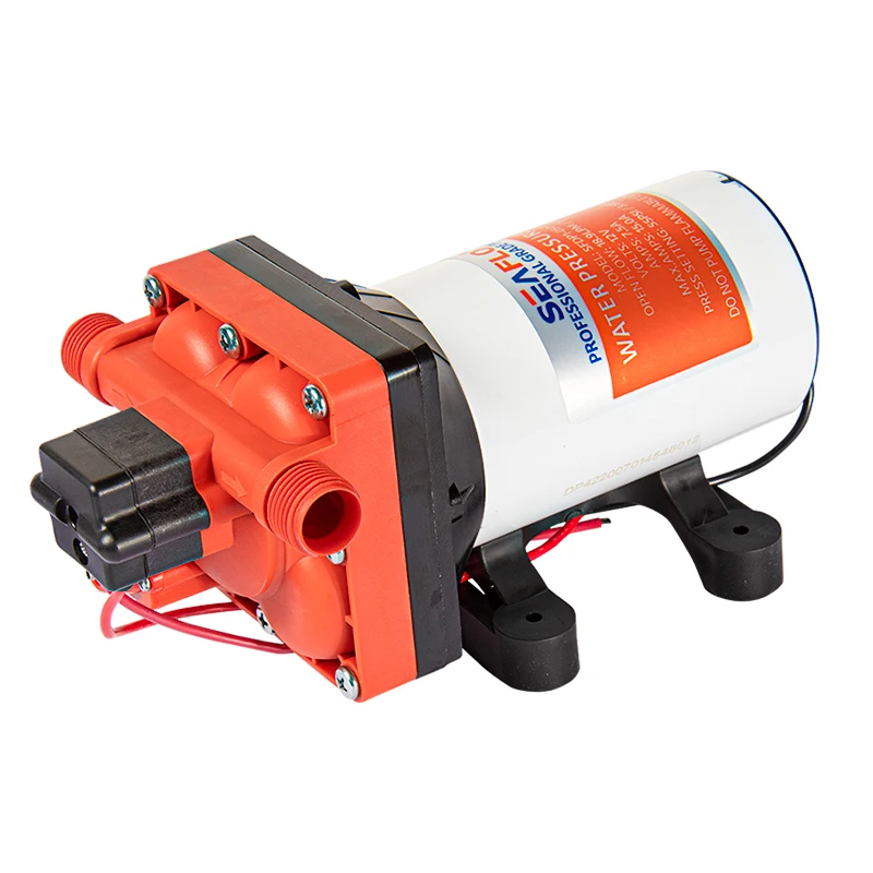 

SEAFLO 42 Series Diaphragm Pump 3.0GPM 55PSI 12V Electric Yacht Boat Marine RV Caravan High Pressure Supply 4 Chamber