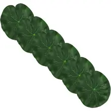 

HOT2Pcs Artificial Floating Lotus Leaves Fake Foliage Plant Garden Pond Pool Decor