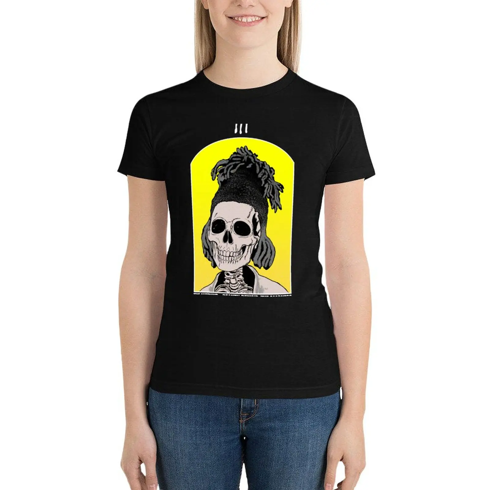 B.B.T.M SKULL T-Shirt summer clothes graphics oversized Womens clothing