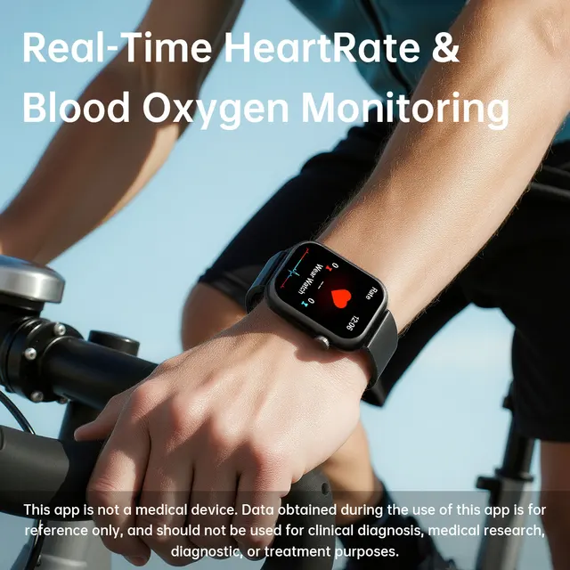 2.01'' Waterproof Smart Watch with Message Answer Call Sleep Monitoring Sports Pedometer Information Alerts For iPhone Android 3
