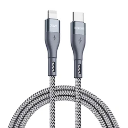 Premium USB C to Lightning Charging Cable - Fast Charge PD 20W - Available in 1m/2m/3m Lengths - 1m (Grey)