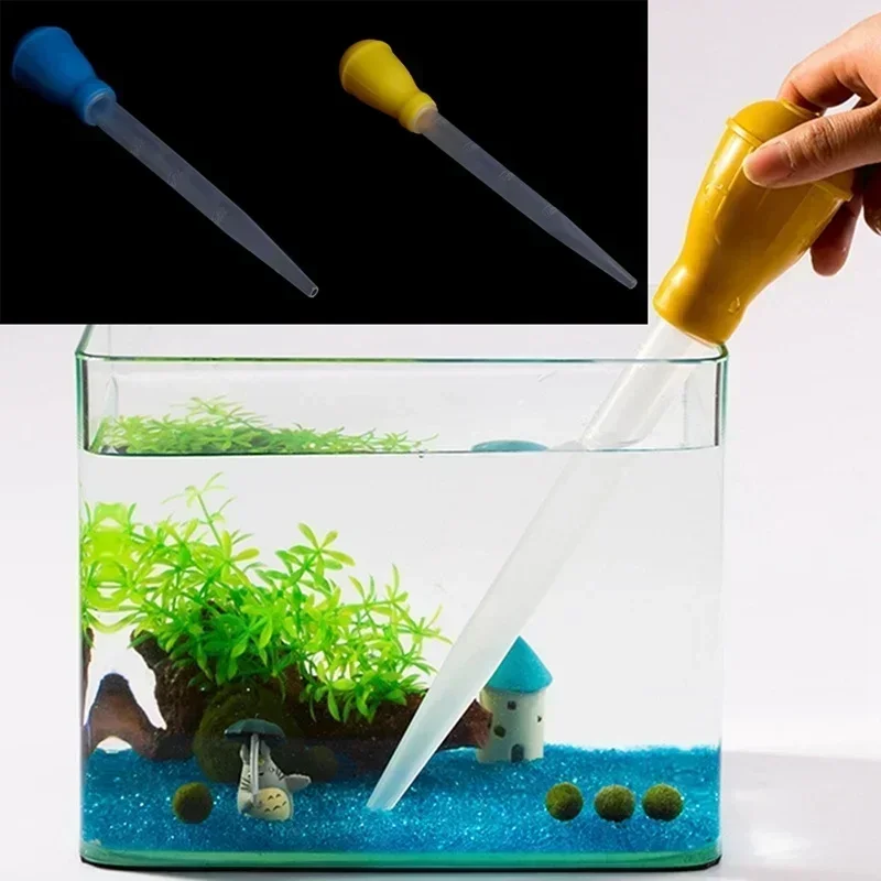 

50ml Multi-purpose Mini Water Changer Cleaning Tools Dropper Feeder for Small Fish Tank Aquarium Home Pet Products Supplies