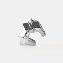Anime - Inspired Oosaki Nana Punk Metal Knuckle Rings - Unisex Cosplay Jewelry Accessory - 8 (Silver)