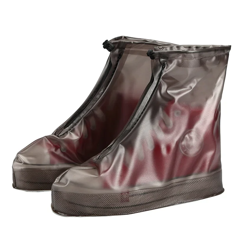 High Quality Rain Waterproof Boots Cover Heels Boots Men Women's Reusable Shoes raincoat Thicker Non-slip Waterproof shoe cover