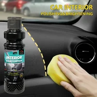 ZHILIGUAN Crystal Clear Car Plastic Restorer Paste, for Auto Interior & Panel Renewal, with Wax Coating Agent 1
