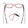 Fashionable Cat Eye Reading Glasses Men Female Personality Large Frame Spring Leg Presbyopia Glasses +1.0 To + 4.0 gafas 4