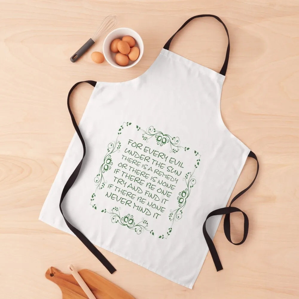 

For every evil under the sun (green font) Apron Kitchen Chef House Things For Home And Kitchen Apron