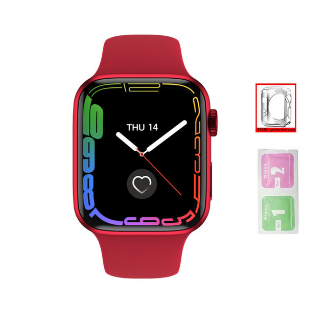 MT8 Smart Watch Bluetooth Call Smartwatch 1.95 Inch Screen Heart Rate Blood Oxygen DIY Dials Support QI Charger PK  IWO 15