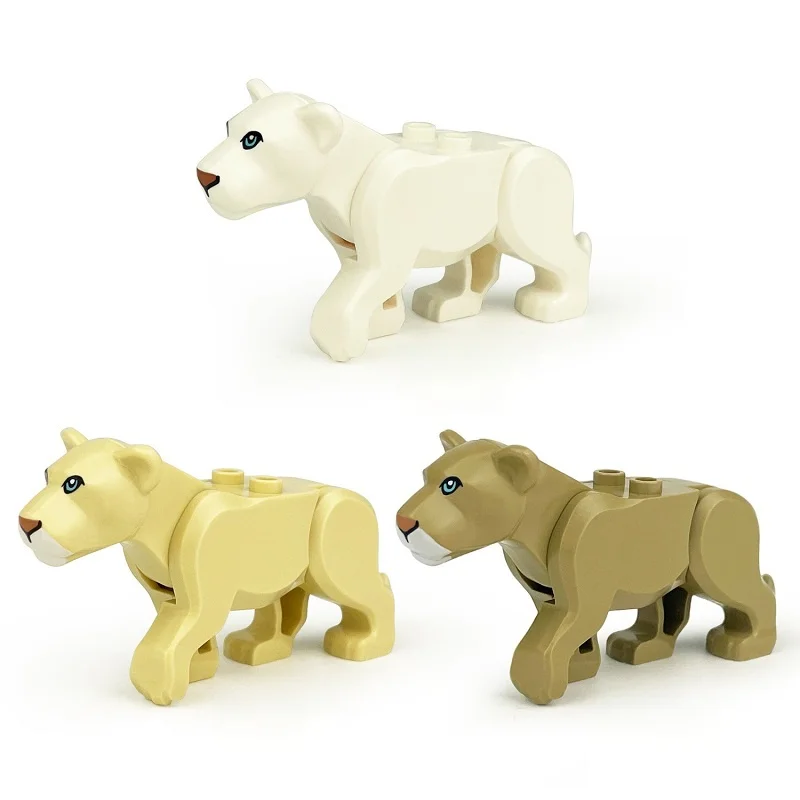 Safari Animal Building Block Figures - Educational Mini Toys & Gifts