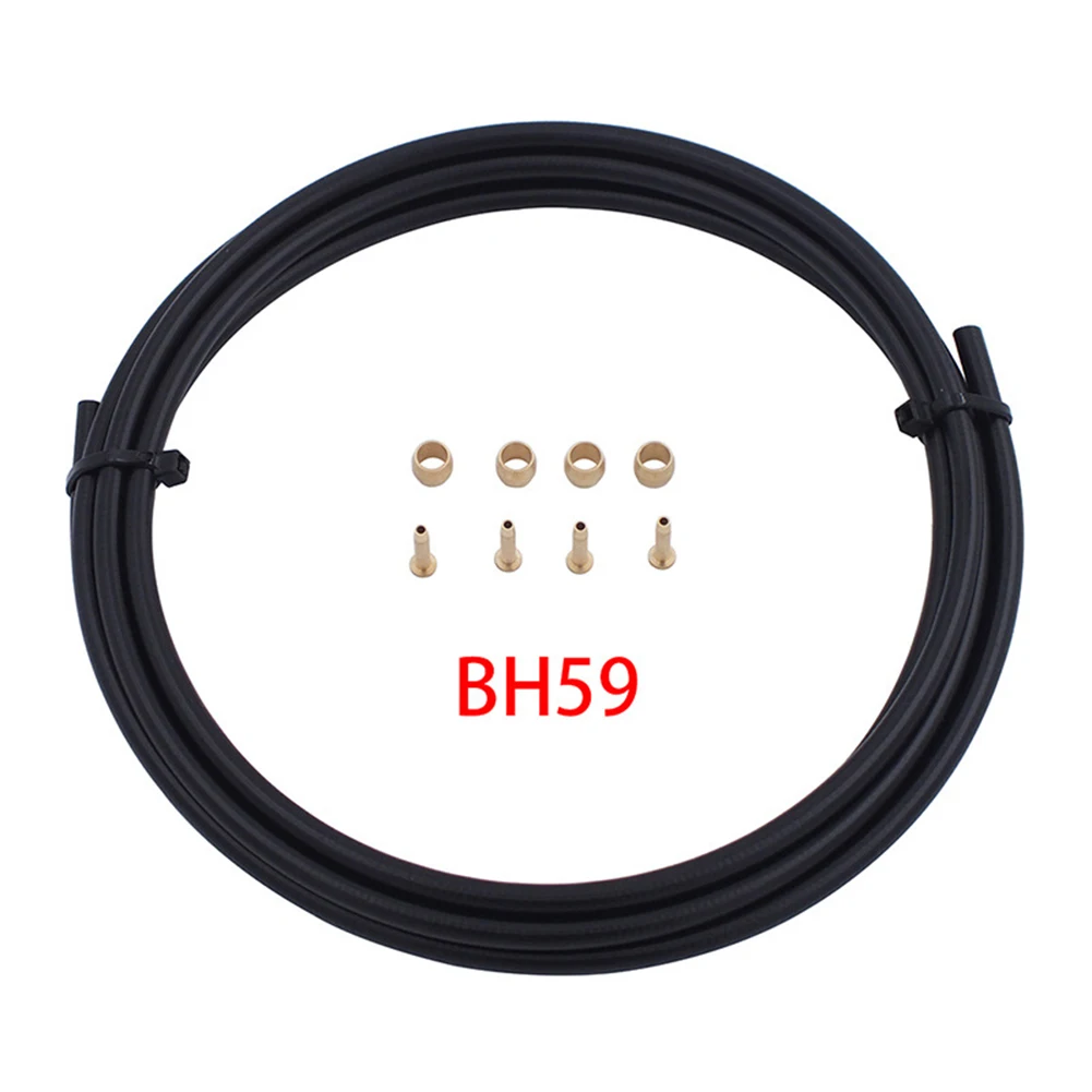 Mountain Bike Oil Brake Kit BH59 BH90 Bicycle Hydraulic Brake Hose Set 2.5m Brand New Nylon Braided Hydraulic Oil Brake Hose Set