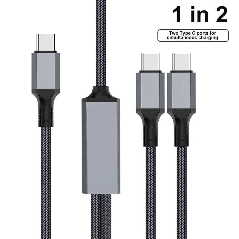 Dual-Purpose Braided USB Charging Cable - Fast Charge