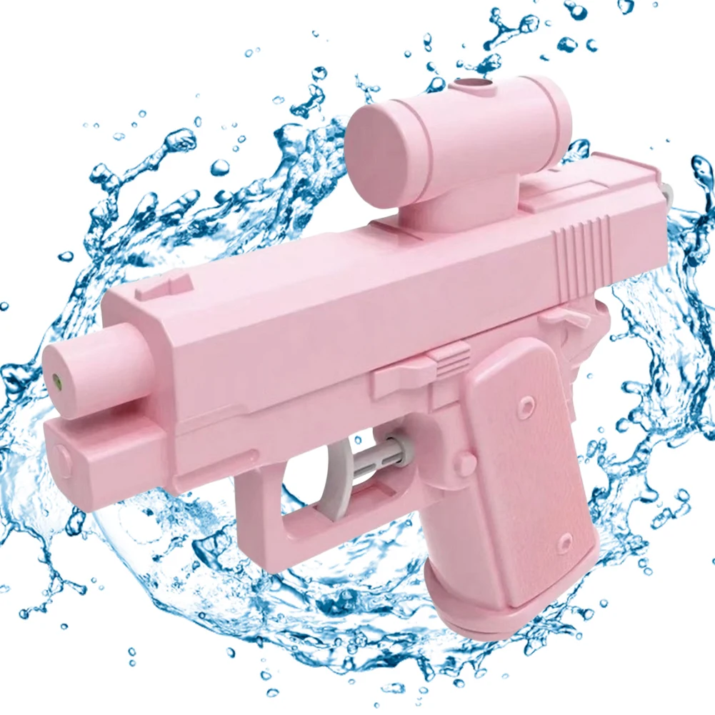 휴대용 수동 물총 장난 양방향 스프레이 물총 장난감 어린이를위한 여름 야외 해변 수영장 물 권총 장난감