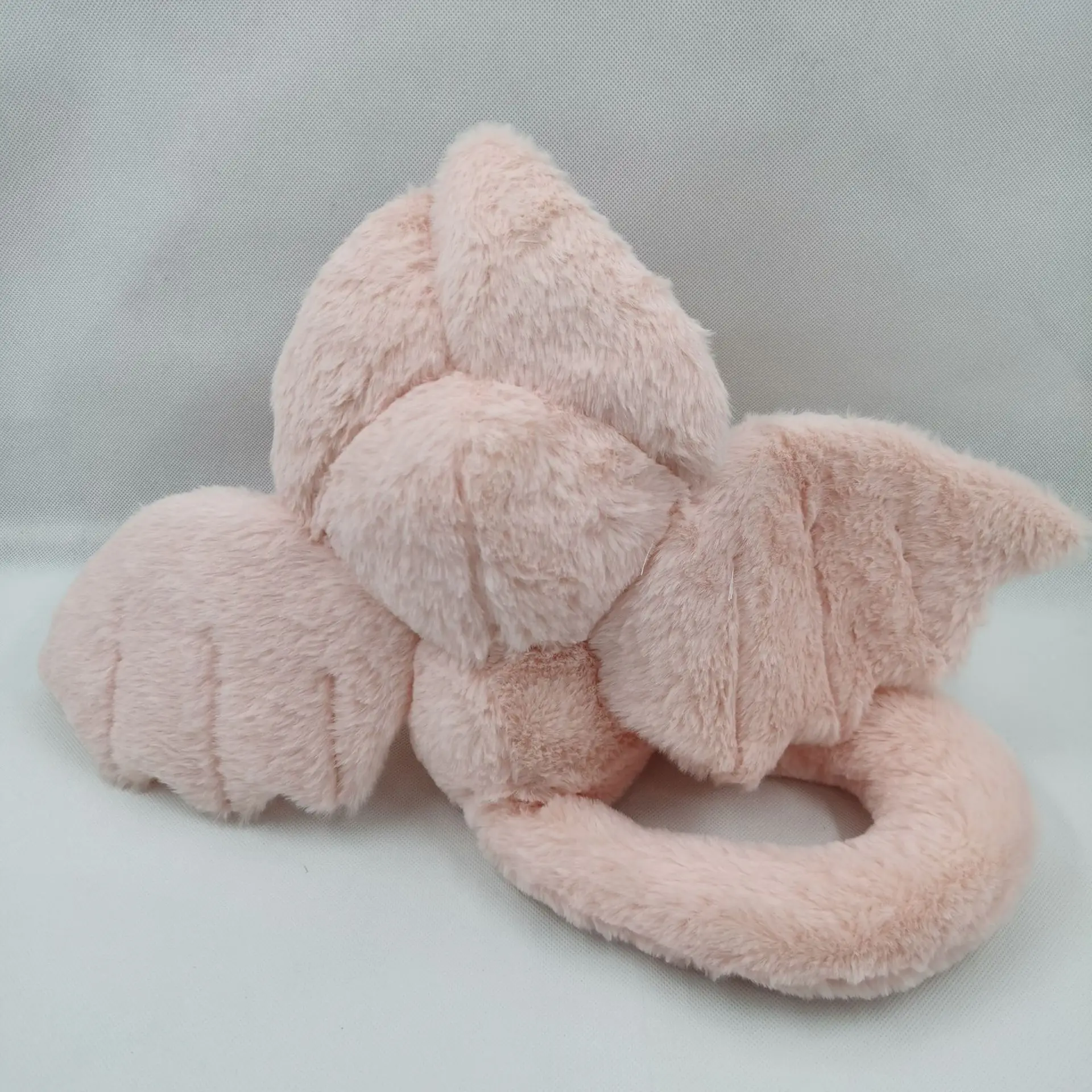 Cartoon Animated Small Animals Kawaii Pink And White Bat Plush Doll Toy Bedroom Decoration Children's Birthday Christmas Gift 5