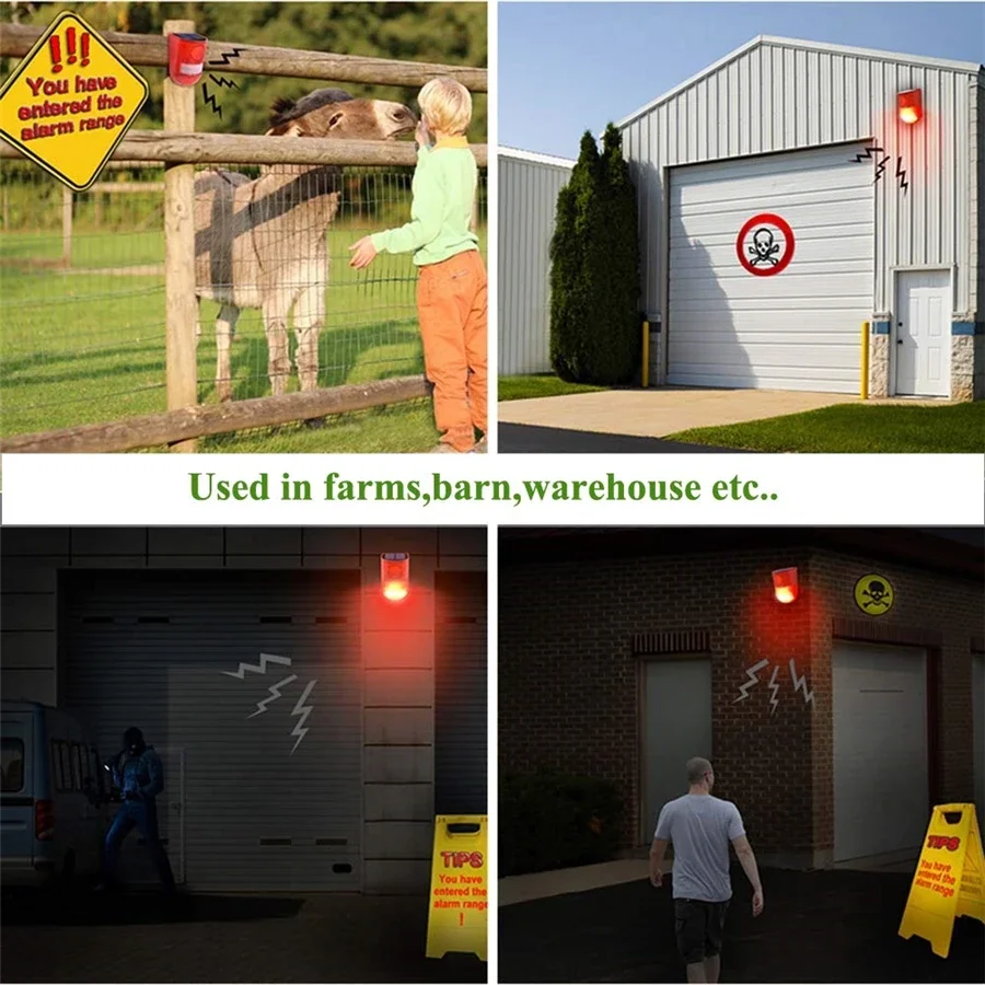 Solar Motion Sensor Security Alarm 3