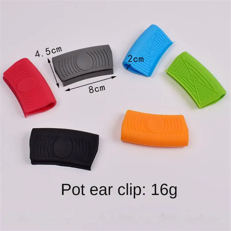 Kitchen Silicone Pot Pan Handle Holder Sleeve Slip Cover for Cookware pot handle cover pot handle holder
