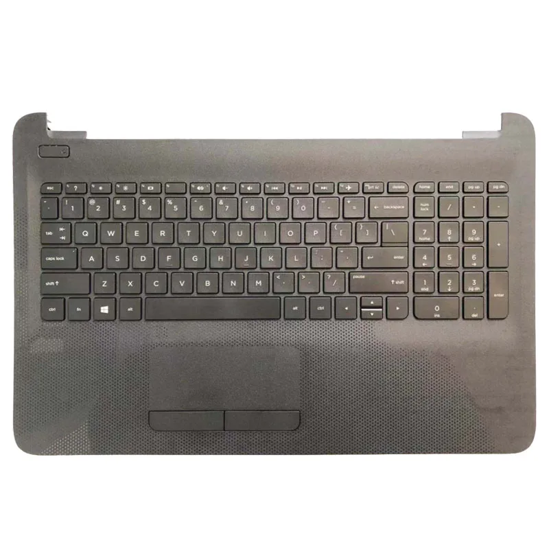 Tastiera Per Laptop Usa Per Hp Tpn-C125 Tpn-C126 Hq-Tre Con Copertura Superiore Poggiapolsi Nero Con Touc Hp Ad