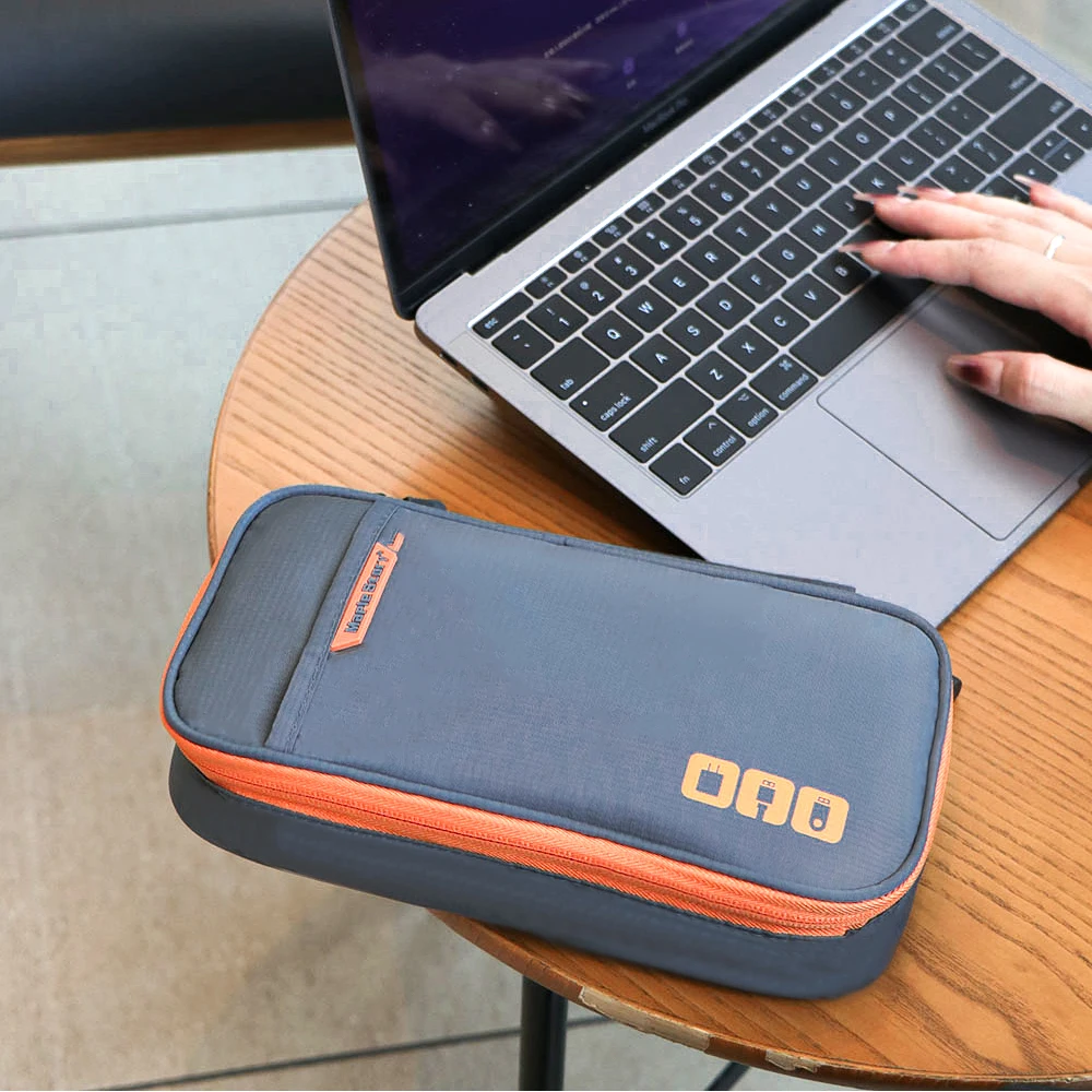 Portable Waterproof Travel Cable Organizer Bag for Electronics and Accessories