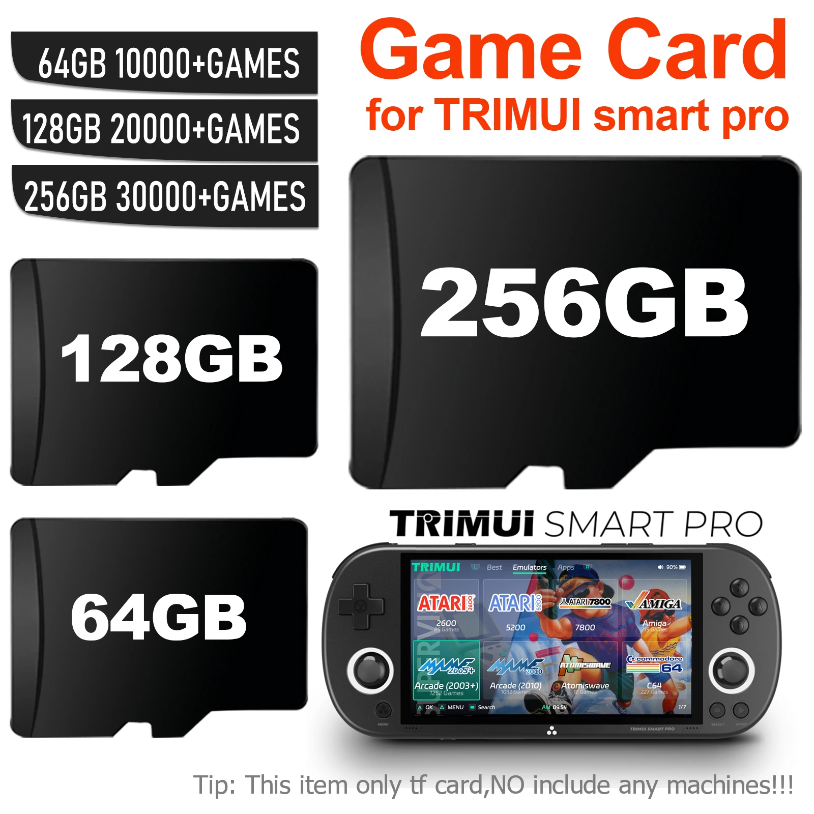Trimui Smart Pro Game Console SD Card 256GB Pre-install