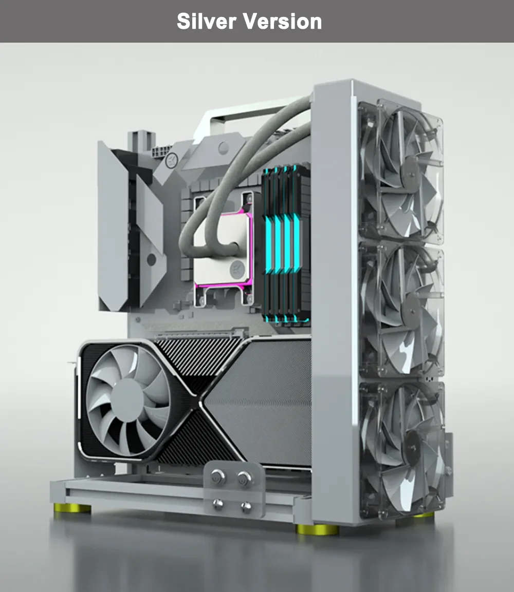コンピュータケース、ATX/Micro ATX/ITXをサポート、水冷を