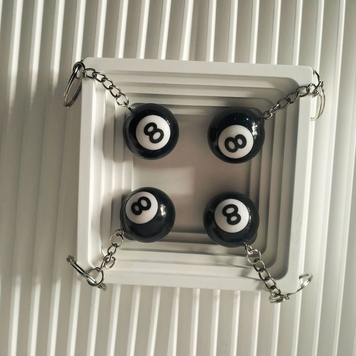 Billiard Ball Keychain - Packaging Example