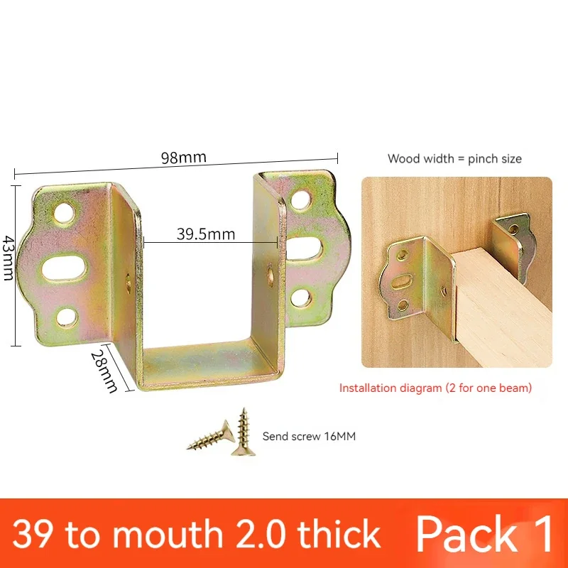 fixos, gancho Up Corner Bracket, guarda-roupa vigas