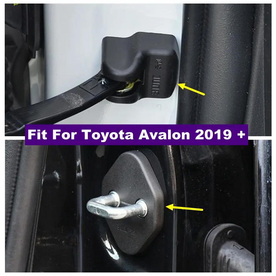 

Inner Door Lock + Stop Rust Waterproof Protective Decoration Cover Trim Fit For Toyota Avalon 2019 - 2023 Interior Accessories