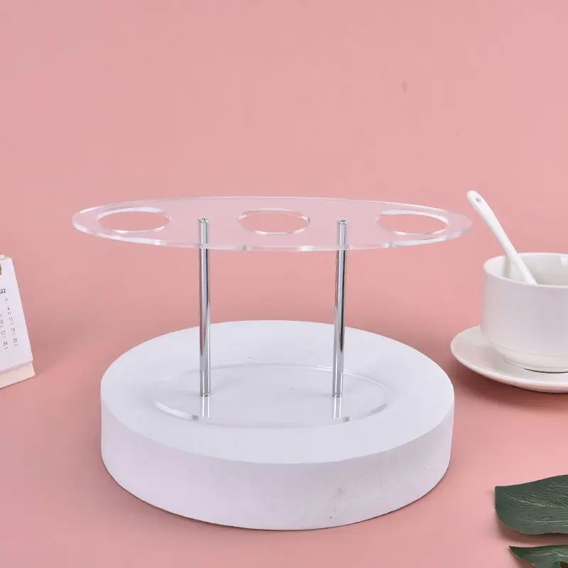 Description Picture 4 of item1Pcs Acrylic Ice Cream Display Rack Sushi Roll Display Stand DIY Ice Cream Cone Holder For Weddings Birthday Party Christmas