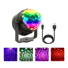 

Led Light Stage Disco Lights USB LED RGB Flash Ambient Lights Music Disco Lamps For Party KTV Interior Parts Car Accessories