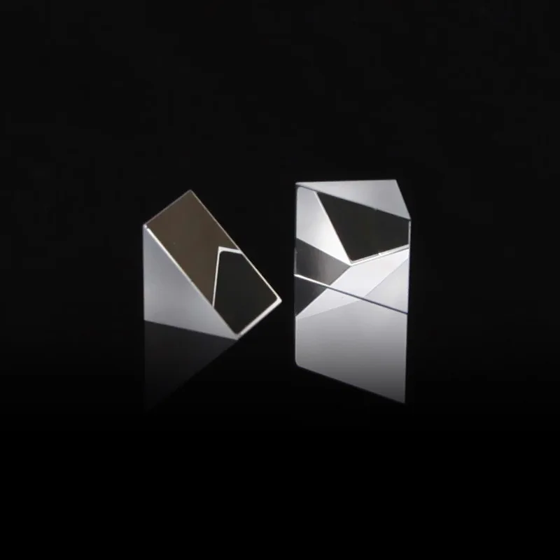 Optical Prisms Photography Prism 10x10x10mm Triangular Prism 45 Degree Right Angle Prism Visual Measurement Reflection