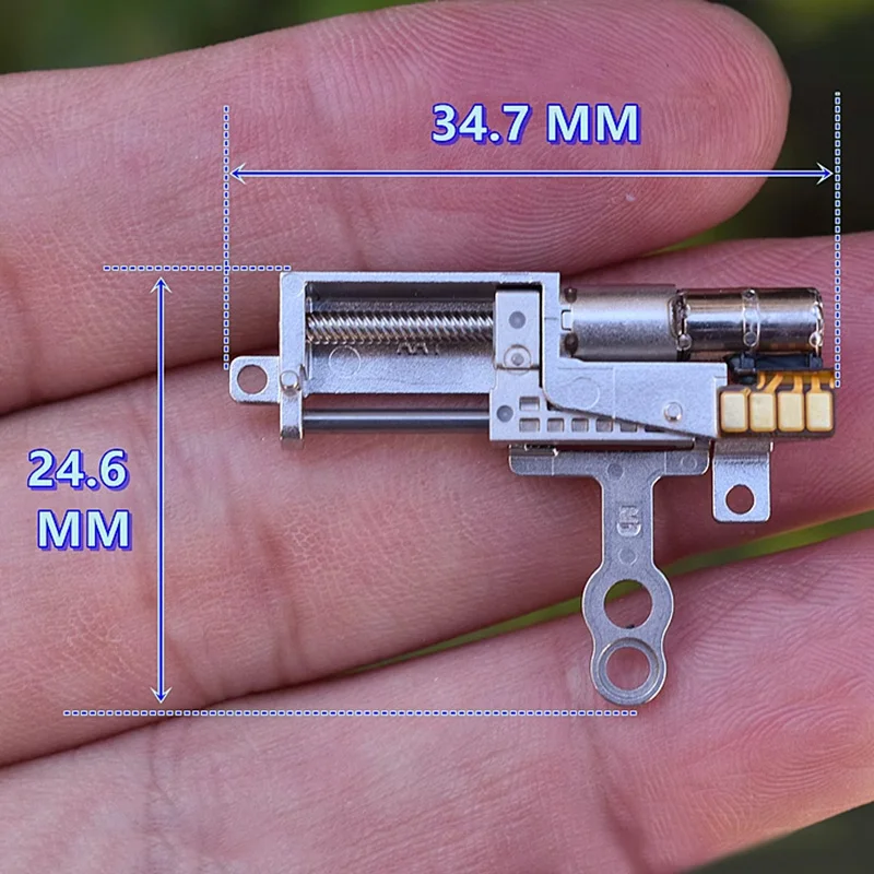 Description Picture 2 of itemMicro Tiny 5mm Precision Planetary Gearbox Gear Stepper Motor 2-Phase 4-Wire Stepping Motor Linear Screw Metal Slider Moving Nut