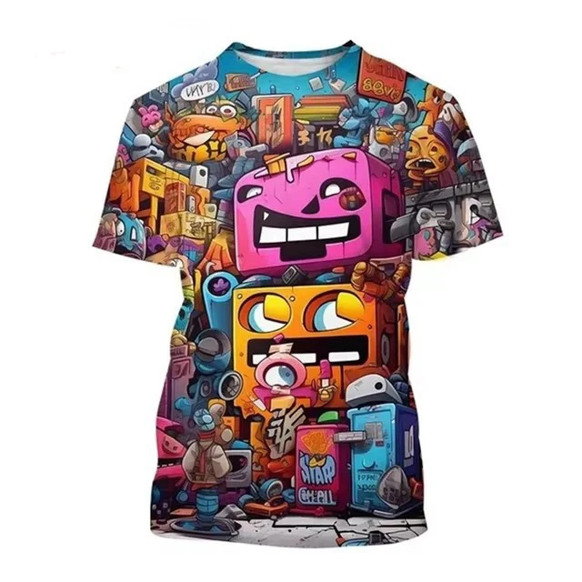 Mens Crew Neck Short Sleeve Oversized T Shirt