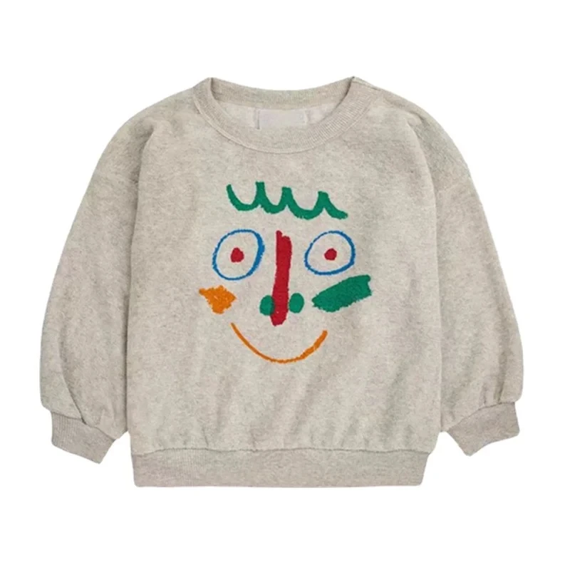 BC 24 SS Kids Sweaters for Boys Girls Cute Print Sweatshirts Baby Child Toddler Cotton Outwear Tops Clothing