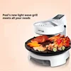 Electric Barbecue Pan Pits Household Frying Oven Electric Roasting Pan Korean Grill Machine Skillets Cooking Pot. 50HZ 4