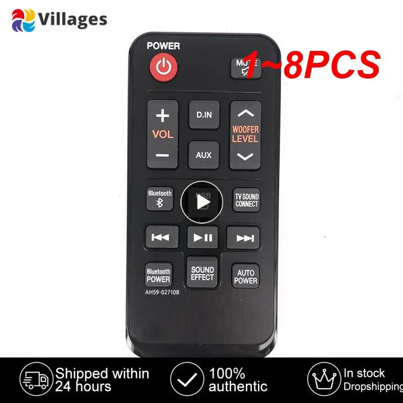 

1 ~ 8 шт. звуковая панель AH59-02710B, замена пульта дистанционного управления для планшетов заднего света, звуковая панель, Черный пульт дистанционного управления