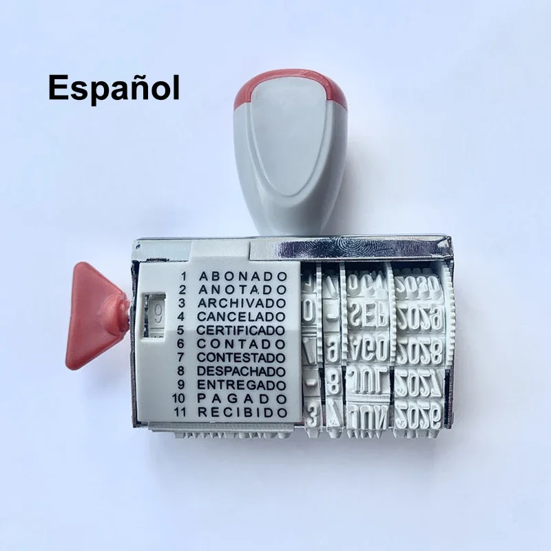 Cute Date Stamp for Planner Clear Stamps Bussiness Recieved Rubber Stamp With Adjustable Date Diary School Supplies Stationery clear stamps,clear rubber stamps