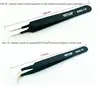 Vetus ESD Anti-Static Stainless Steel Volume Tweezers For Eyelash Extension Tweezers Eyelash Nipper Crafts Makeup Tools 6