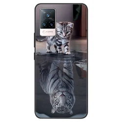 Elegant Marble Design Silicone Case - Soft TPU Bumper Cover for vivo V21E (20)