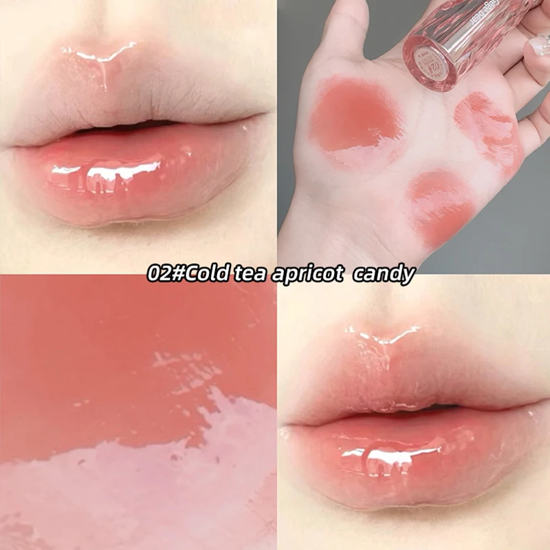 thumbnail image 1 of Crystal translucent lip glaze moisturizing water is not easy to fade natural color mouth red lip glaze, 1 of 5