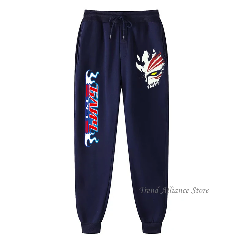 New Japanese Anime Bleach Kurosaki Ichigo Pants Print Boy/girls Casual Loose Long Pants Unisex Sport Pants Jogging Sweatpants