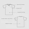 Oversize Short Sleeve Crew Neck T Shirt Unisex Loopwheel Basic Seamless Cotton Tees Plain S-2XL 2