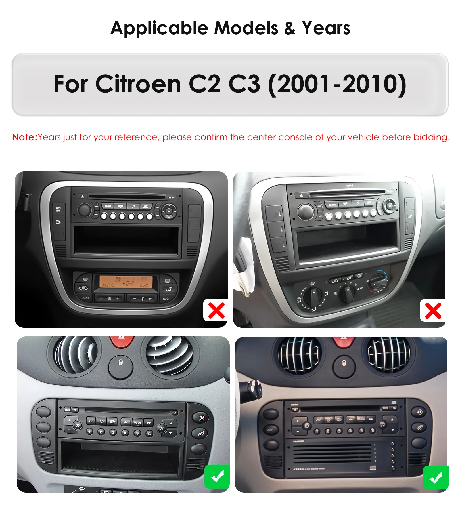 8G+256G AURAAI 2K Bildschirm für Citroen C2 C3 2001 2002 2003 - 2010 Autoradio CarPlay Android Auto 4G WIFI GPS BT DSD ADAS Dual-Mikrofon – Detail 2